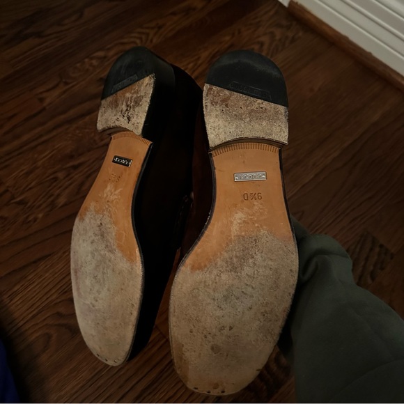 Gucci Horsebit Chocolate Brown suede Loafers Men's US 9.5 GUCCI SHOES 015938 - Picture 11 of 13